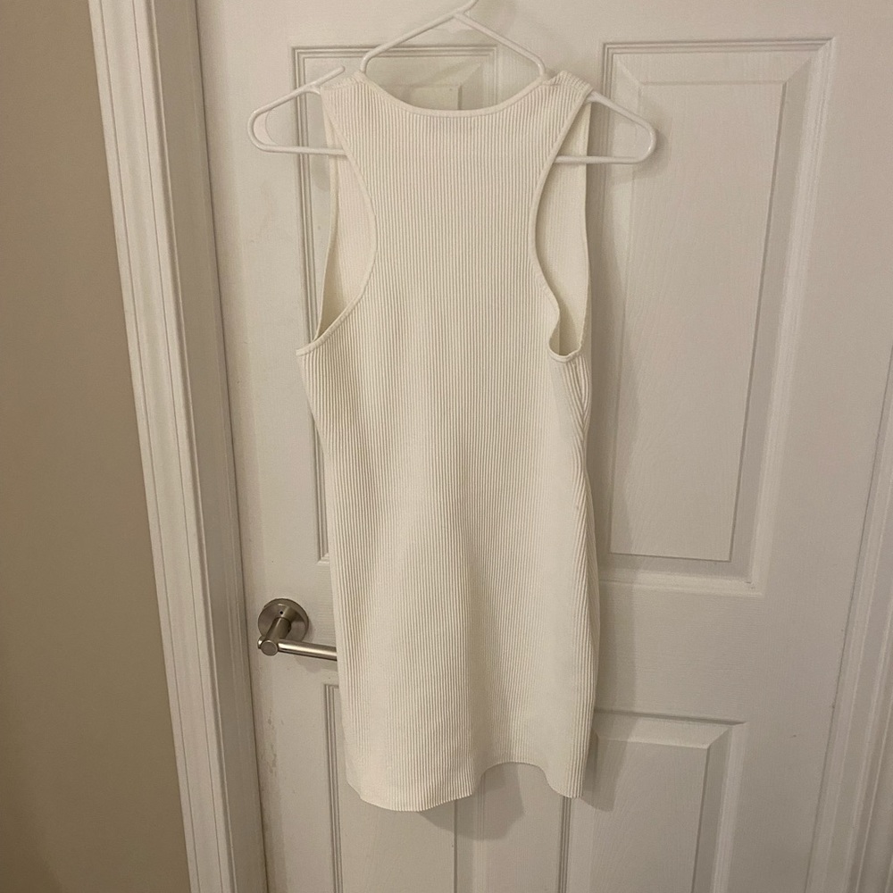 Aritzia Sculpt Knit Racerback Mini Dress